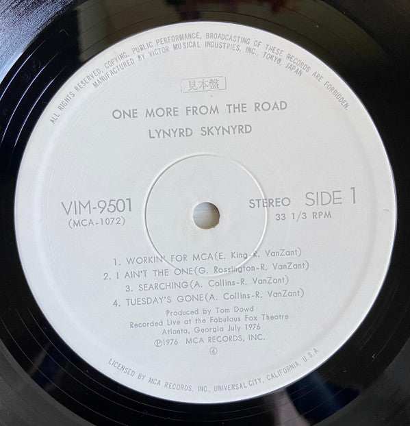 Release: One More From The Road-Vinyl-Japan-1976-VIM-9501~02-18733933