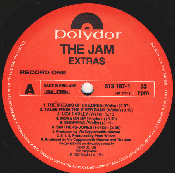 Master Release: Extras by The Jam