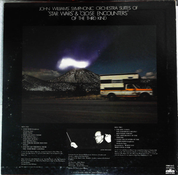 Release: Music From John Williams' Close Encounters Of The Third Kind / Star Wars-Vinyl-Japan-1978-ALR-6004-14775084