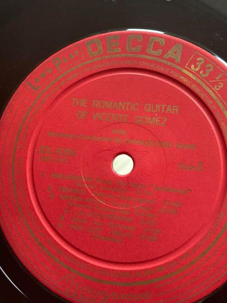 The Romantic Guitar Of Vicente Gomez