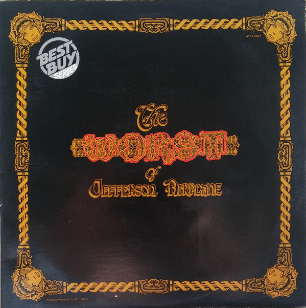 Release: The Worst Of Jefferson Airplane-Vinyl-US-None-AYL1-3661, AYL1-3661, AYL1-3661-13309265