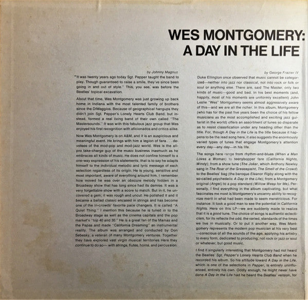 Release: A Day In The Life-Vinyl-US-None-SP 3001, SP-3001-13525626