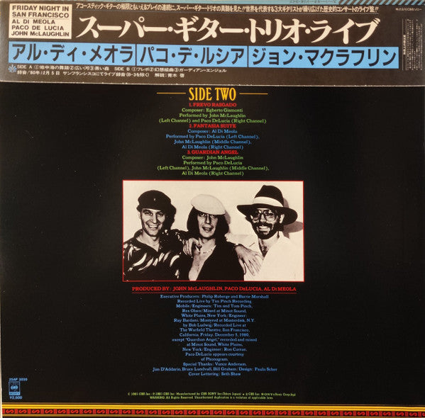 Release: Friday Night In San Francisco-Vinyl-Japan-1981-25AP 2035-33581535