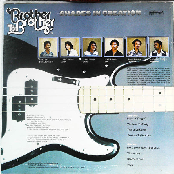 Release: Shades In Creation-Vinyl-Japan-1977-RJ-7334-23015150