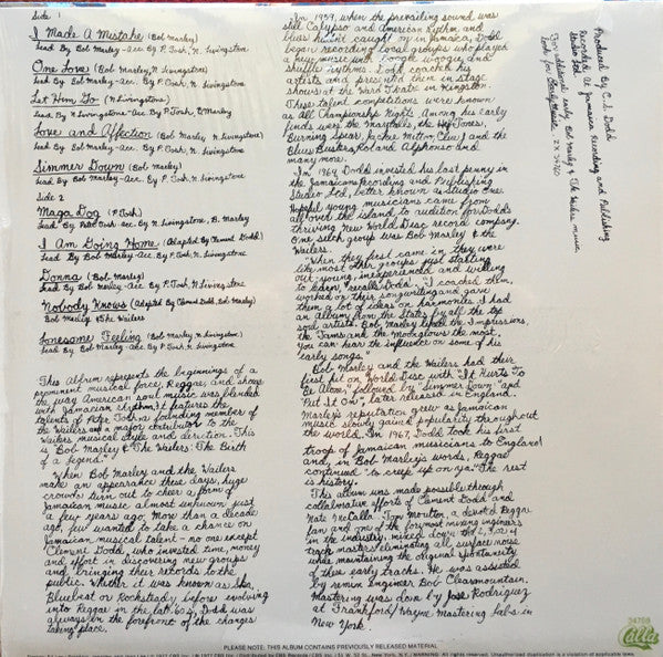 Release: The Birth Of A Legend-Vinyl-US-None-PZ 34759, 34759-14421715