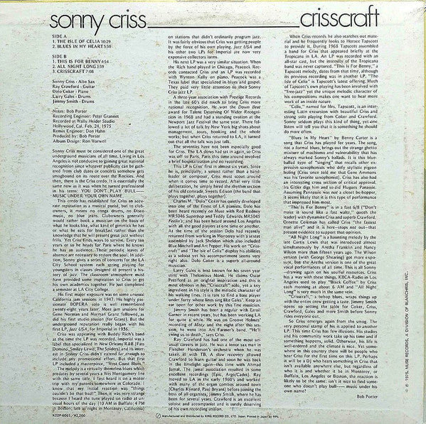 Release: Crisscraft-Vinyl-Japan-1975-K22P-6061-13329654