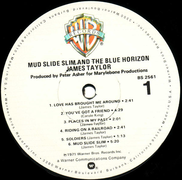 Release: Mud Slide Slim And The Blue Horizon-Vinyl-US-None-BS 2561, 2561-12978051