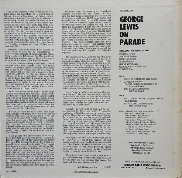 Release: On Parade-Vinyl-Japan-None-PA-7012(M)-32325027