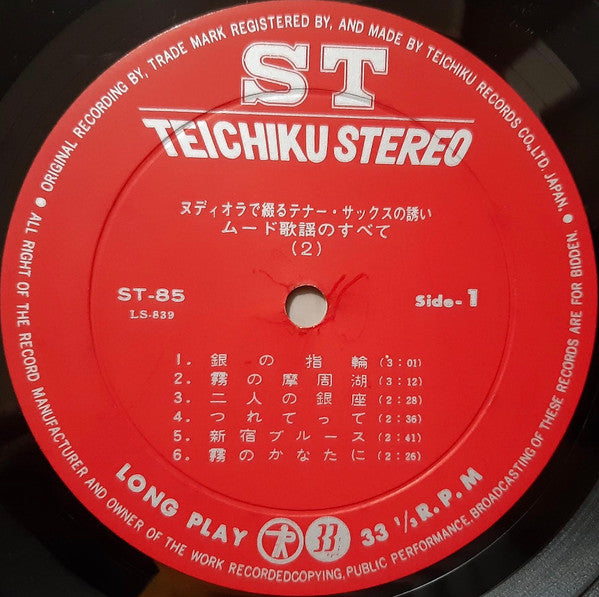 Invitation To Tenor Sax In Nudiolla (Moodkayo Album)