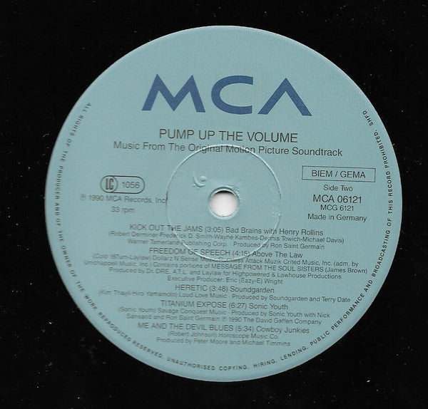 Pump Up The Volume : Music From The Original Motion Picture Soundtrack