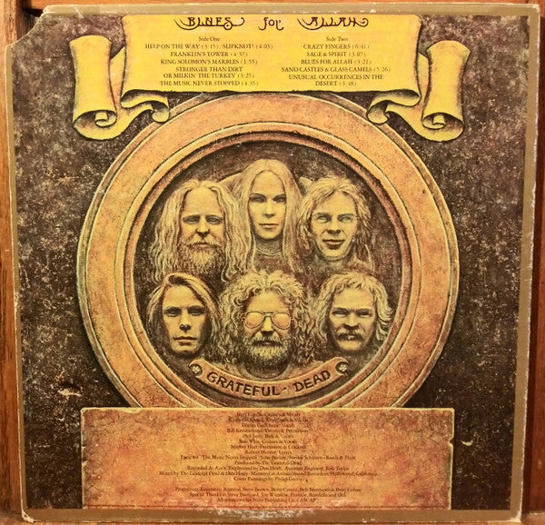 Release: Blues For Allah-Vinyl-US-1975-GD-LA494-G-15586478