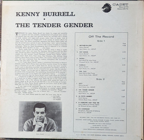 The Tender Gender