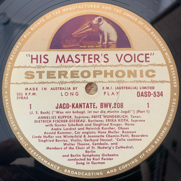 "Hunting" Cantata • "Canary" Cantata