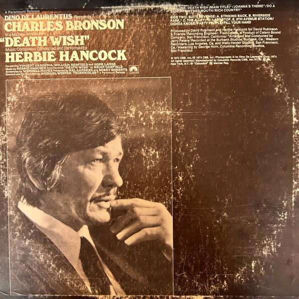 Master Release: Death Wish (Original Soundtrack Recording) by Herbie Hancock