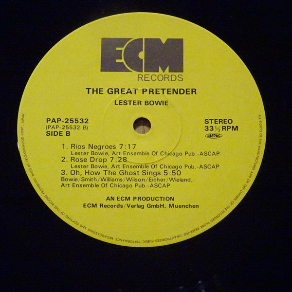 Master Release: The Great Pretender by Lester Bowie