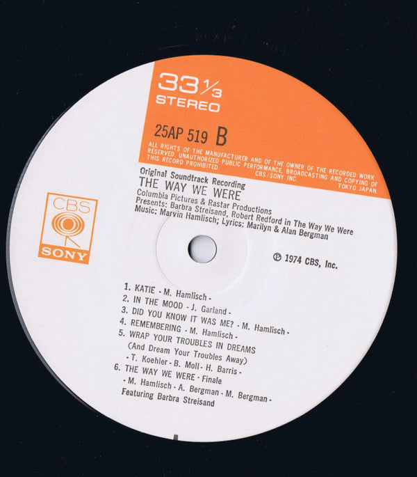 The Way We Were (Original Soundtrack Recording)