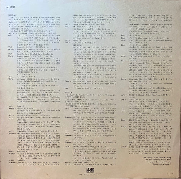 A Rap With Crosby, Stills, Nash & Young