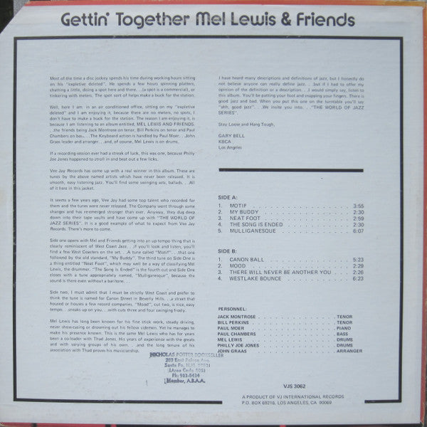 Release: Gettin' Together-Vinyl-US-None-VJS 3062-10048761