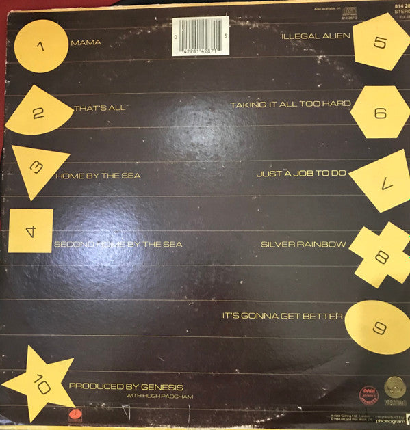 Release: Genesis-Vinyl-Philippines-1983-LP-814 287-1-15563048