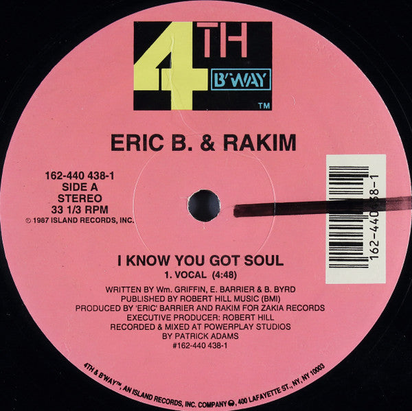 Release: I Know You Got Soul-Vinyl-US-1991-162 440 438-1-23587763