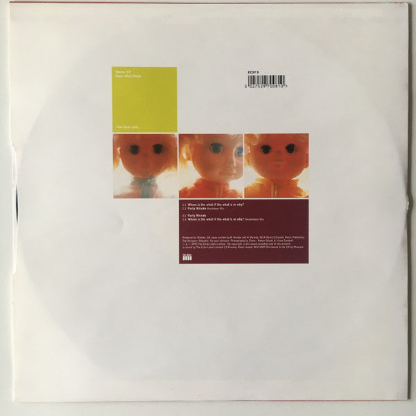 Release: Where Is The What If The What Is In Why?-Vinyl-UK-1995-ECSY 8-7885