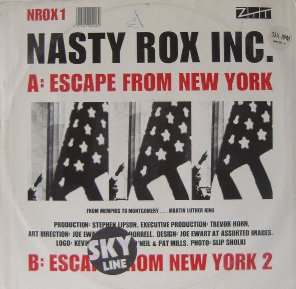 Release: Escape From New York-Vinyl-UK-1988-NROX 1-85951