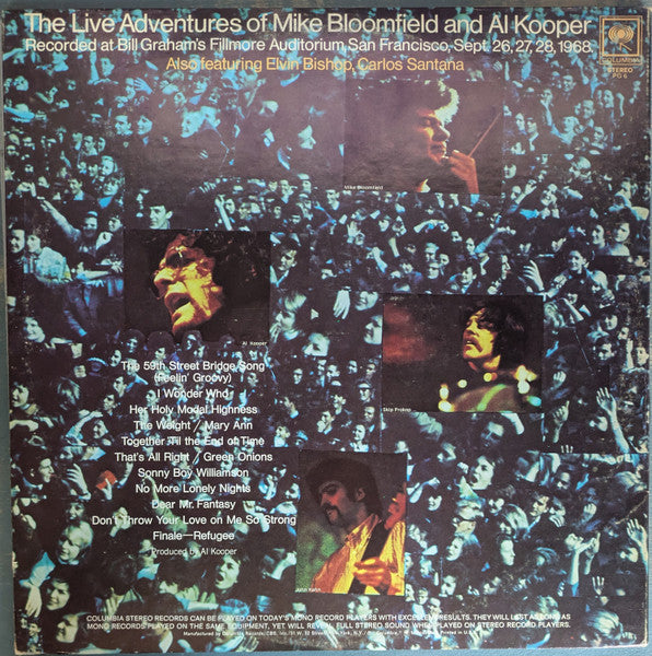Release: The Live Adventures Of Mike Bloomfield And Al Kooper-Vinyl-US-None-KGP 6-33467771