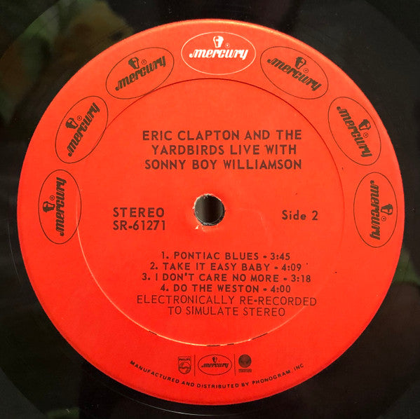 Eric Clapton And The Yardbirds Live With Sonny Boy Williamson
