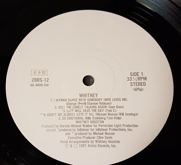Release: Whitney-Vinyl-Japan-1987-28RS-12-14709857