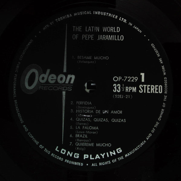 The Latin World Of Pepe Jaramillo