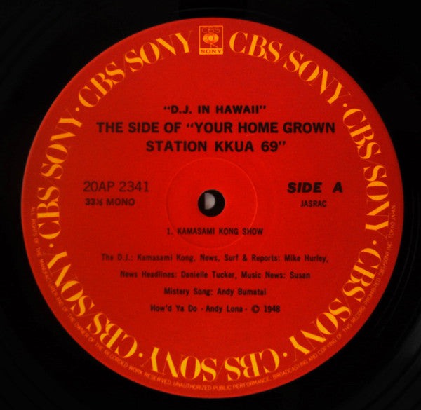 Disc Jockey In Hawaii