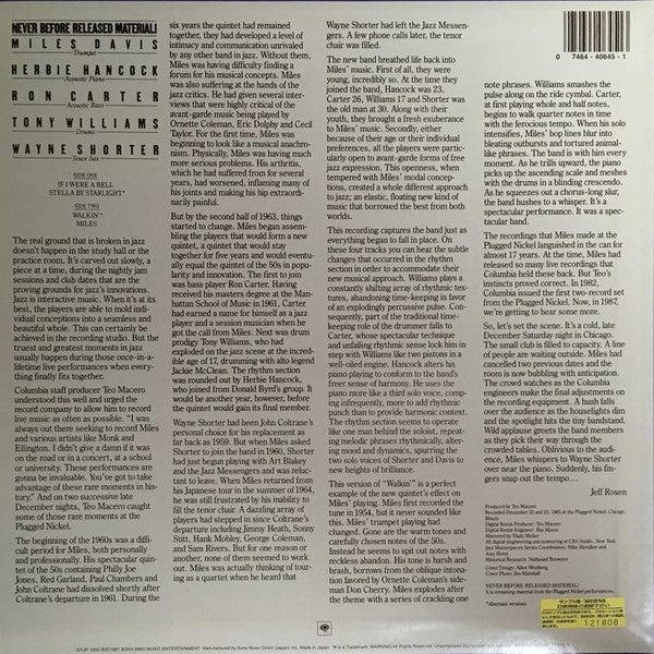 Release: Cookin' At The Plugged Nickel-Vinyl-Japan-None-CJ 40645, DYJP 1050-13605712