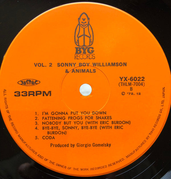 Sonny Boy Williamson + Animals (Faces & Places Vol. 2)