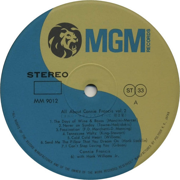 All About Connie Francis Vol. 1, 2