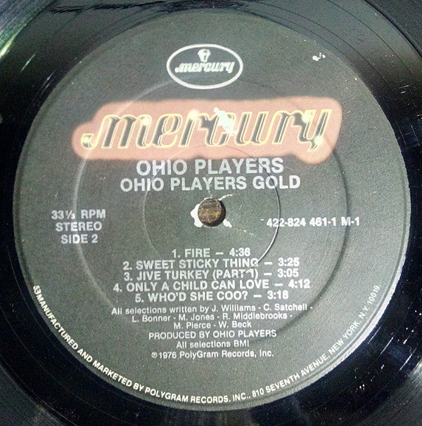 Release: Ohio Players Gold-Vinyl-US-None-422-824 461-1-21823138
