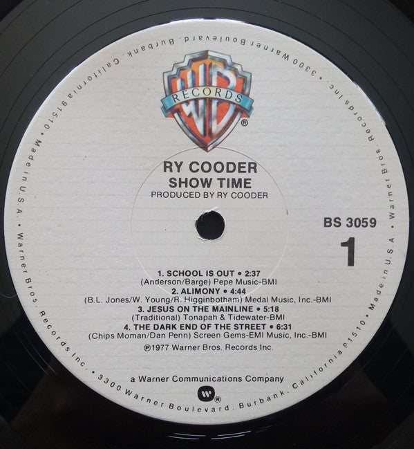 Release: Show Time-Vinyl-US-None-BS 3059-13049251