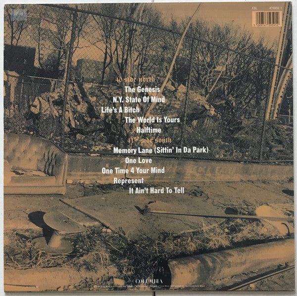 Release: Illmatic-Vinyl-Europe-1994-475959 1, COL 475959 1-17110080