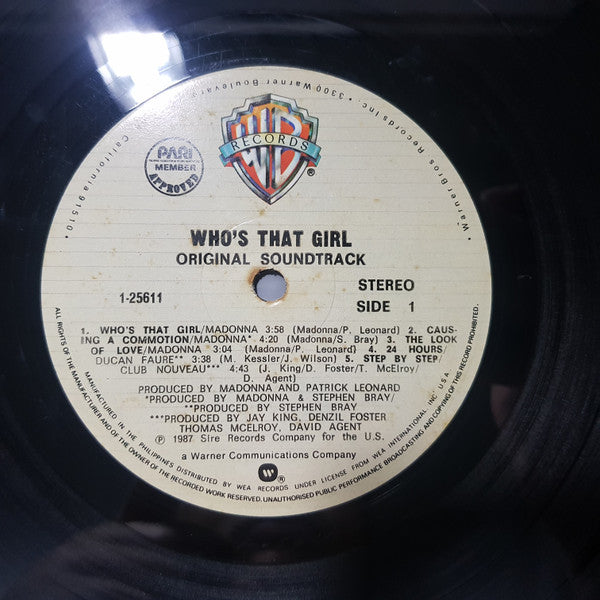 Who's That Girl (Original Motion Picture Soundtrack)