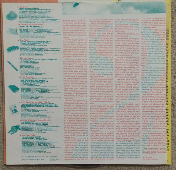 Lost In The Stars (The Music Of Kurt Weill)