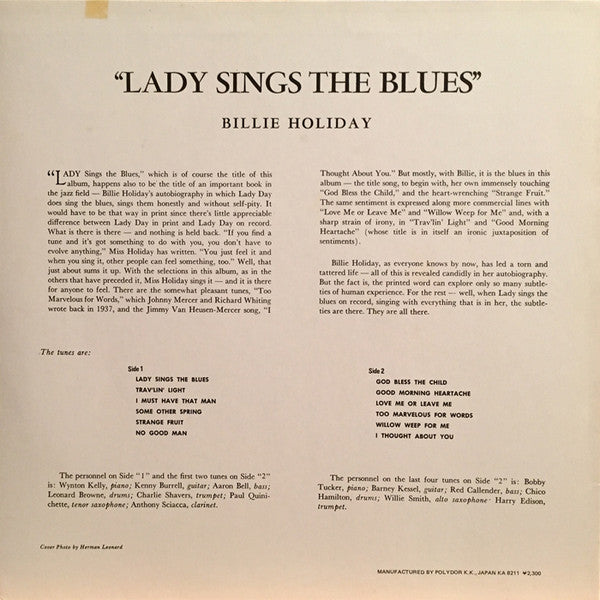 Lady Sings The Blues