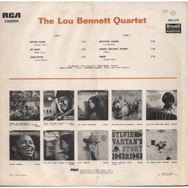 Master Release: Amen by The Lou Bennett Quartet