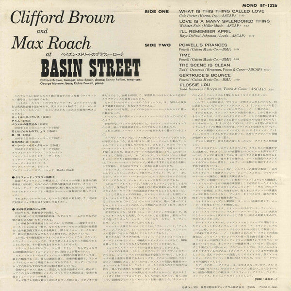 At Basin Street