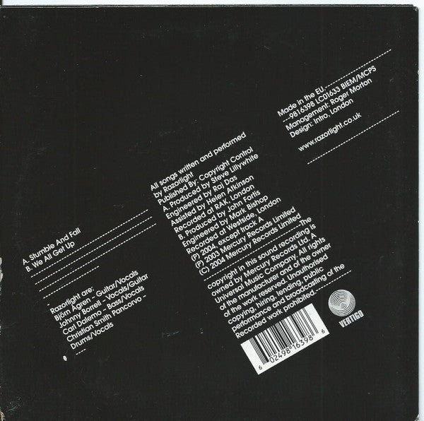 Master Release: Stumble & Fall by Razorlight