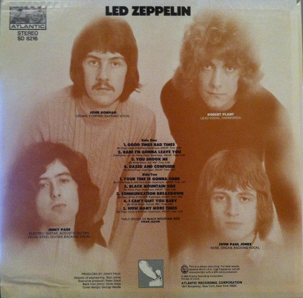 Release: Led Zeppelin-Vinyl-US-1974-SD 8216-4099111