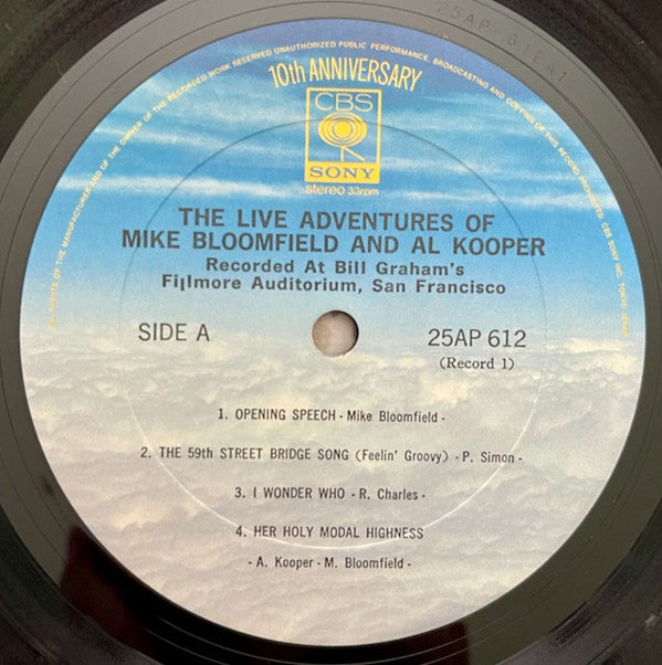 The Live Adventures Of Mike Bloomfield And Al Kooper