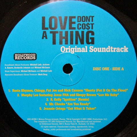 Love Don't Cost A Thing - Original Soundtrack