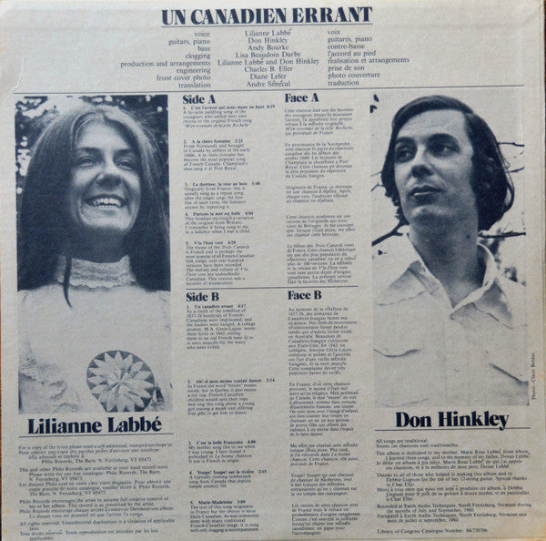 Un Canadien Errant - French Music In The North American Tradition