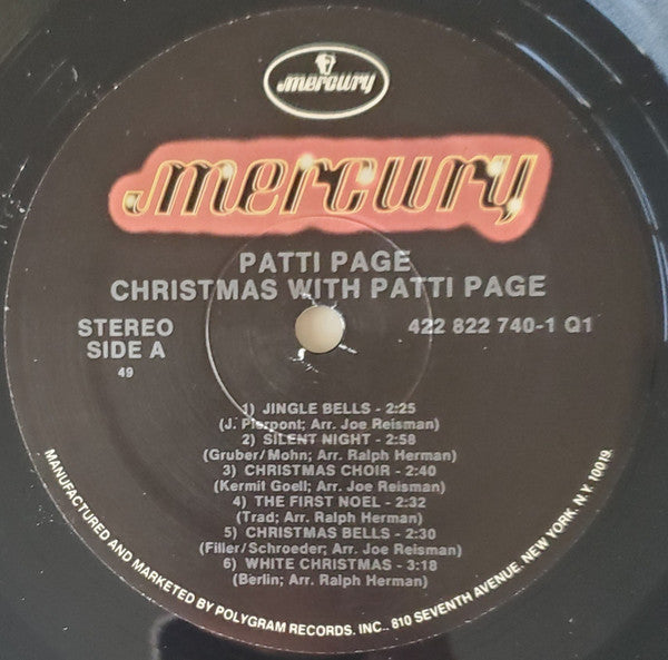 Christmas With Patti Page