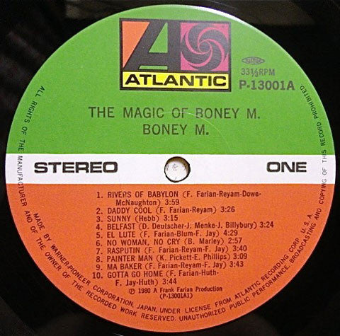 The Magic Of Boney M. - 20 Golden Hits