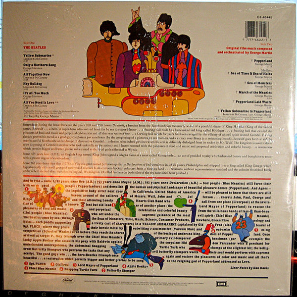Release: Yellow Submarine-Vinyl-US-1988-C1-46445-3801998
